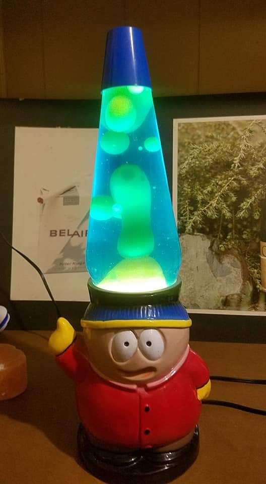 South Park Cartman prototype graffix lava lamp
